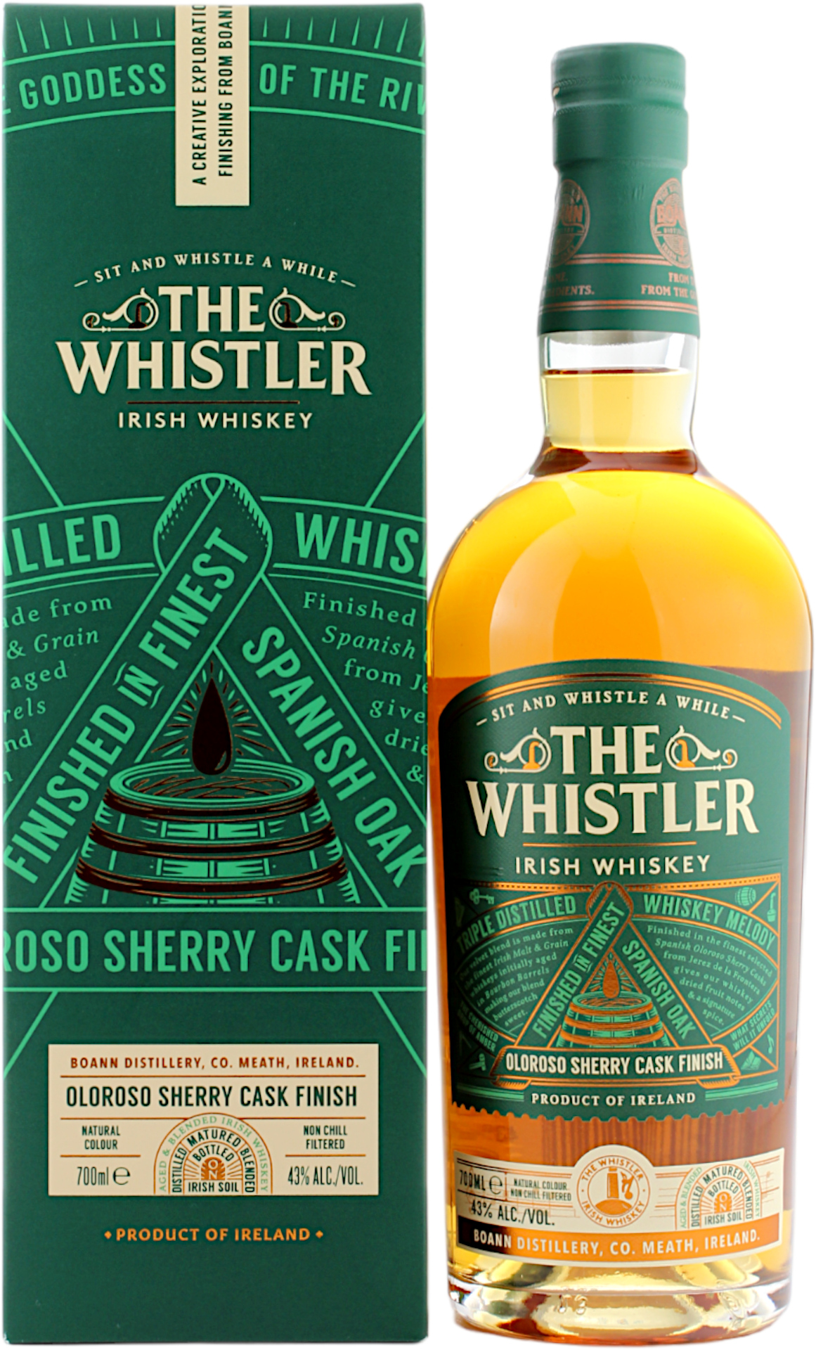 The Whistler Irish Blended Whiskey Oloroso Sherry Cask Finish