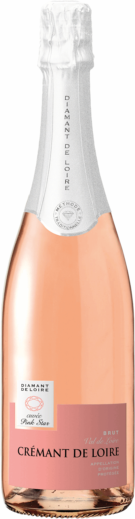 Diamant de Loire Brut Rosé Crémant de Loire AOC 12.5% 0,75l