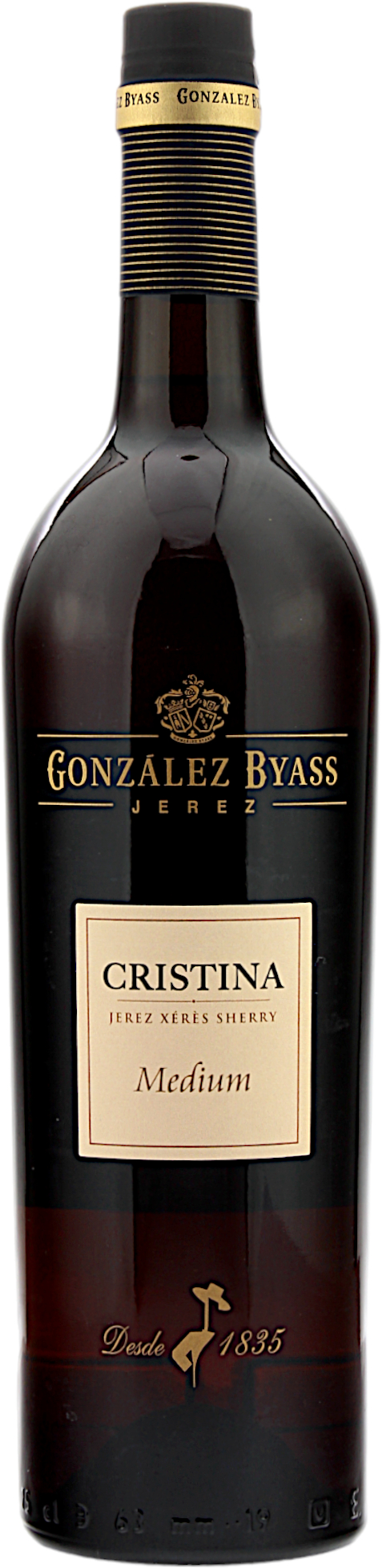 Gonzales Byass Cristina Medium Sherry 17.5% 0,75l