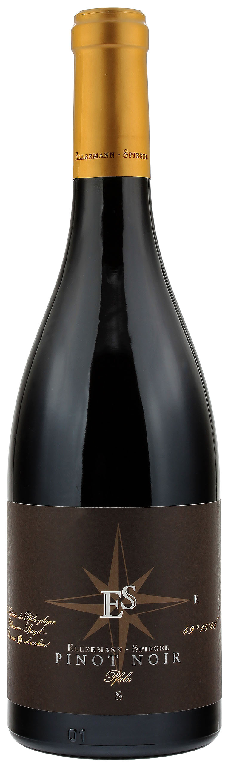 Ellermann Spiegel - Pinot Noir Goldkapsel 2021 13.5% 0,75l